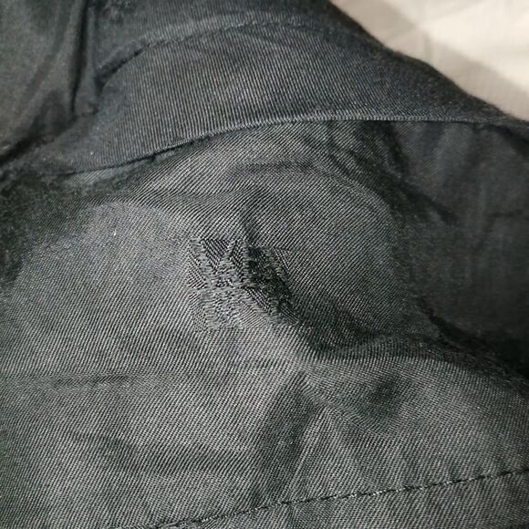 MEN VALENTINO Classic Black Virgin Wool Straigth Leg Trouser Pants Size 38 - Picture 9 of 16